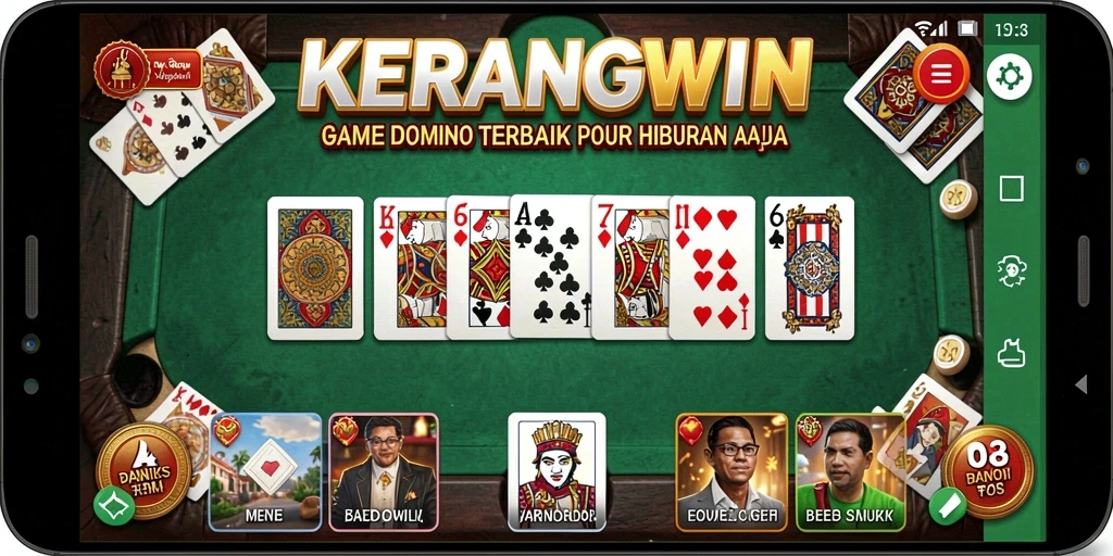 Tampilan gameplay seru dalam KERANGWIN, tantangan menanti Anda.