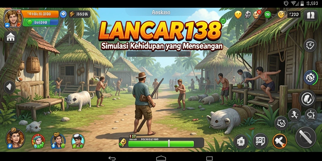 Tampilan menarik dari gameplay <strong>LANCAR138</strong> dengan interaksi antar karakter.