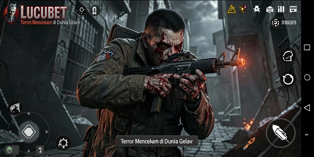 Tampilan gameplay menyeramkan LUCUBET penuh ketegangan dan misteri.