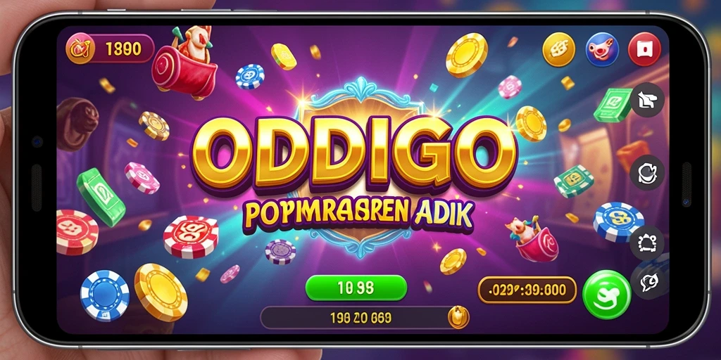 Screenshot ODDIGO menampilkan pengalaman gameplay Slot yang menegangkan.