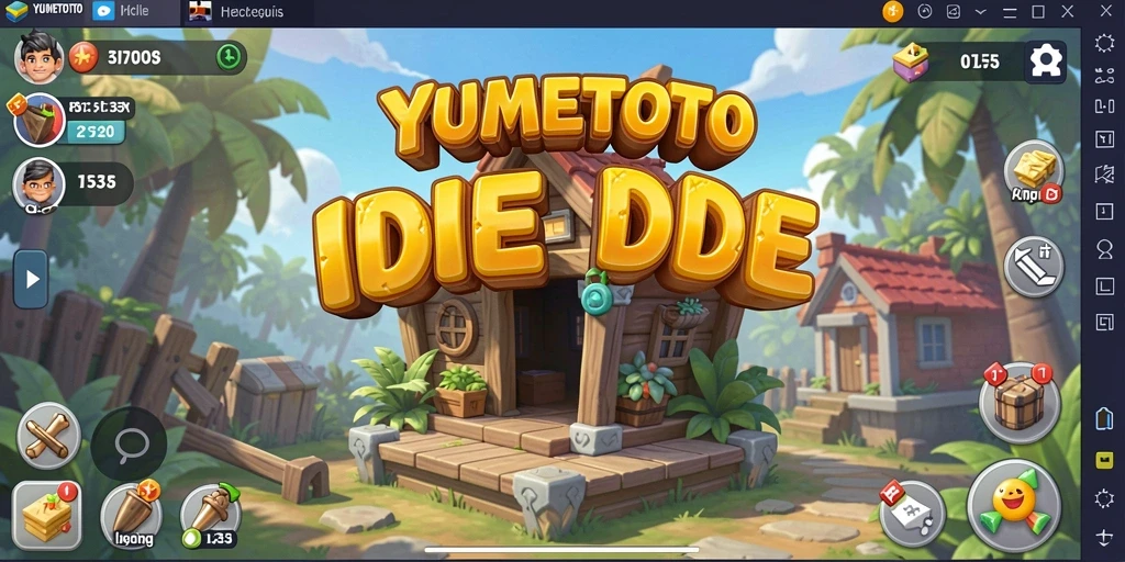 Gameplay YUMETOTO yang asyik dan penuh warna.