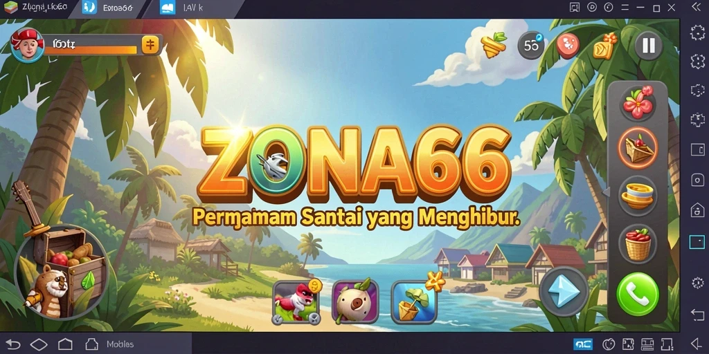 Tampilan gameplay ZONA66 yang seru dan menarik saat dimainkan.